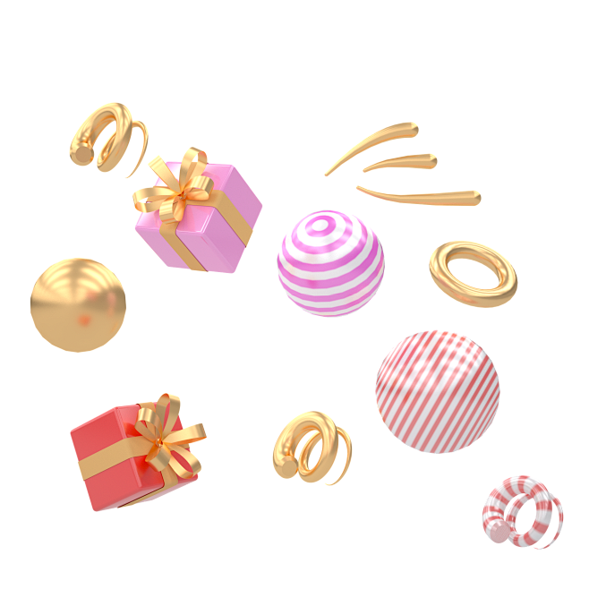 png三维立体C4D免抠3D装饰元素
