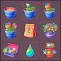 pack of items for a mobile game