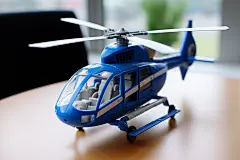 金属质感大气客机飞机模型图片