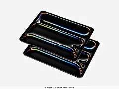 21款2024新款苹果iPad平板电脑广告ui手绘作品集ps样机展示效果图