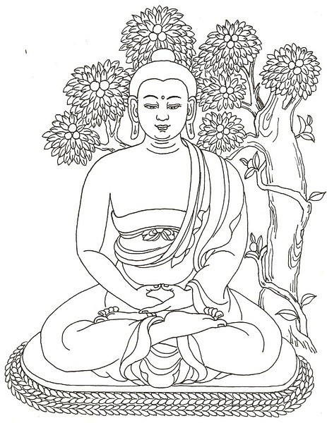 ◣阿弥陀佛◥一些白描佛像图想画的同修看过来地藏王吧百度贴吧