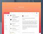 E-mail client apps concept : Concept for Mail desktop app, which combines classic email functionality with some productivity features. This redesign concept has been created to practice my skills with no client restrictions  