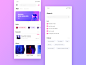 音乐app主页和搜索页面ux ui app歌曲列表搜索页面搜索搜索电台热门历史专辑主页音乐app音乐