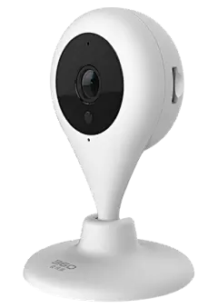 360 智能摄像机夜视版 D503 小水滴WiFi网络高清摄像机