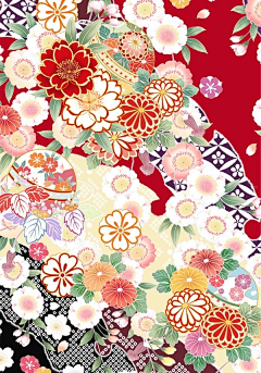 伽马桑采集到衣服花纹
