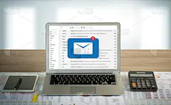 邮件通信连接信息到邮件联系人电话全球通信概念计算机浏览通信