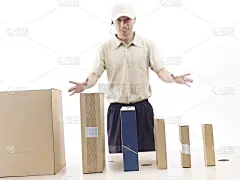 送货员和待送包裹