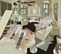 Antonio reinhard bojack horseman cloth Digital Art  ILLUSTRATION  Interior Personal works piano room tale of princess kaguya vintage