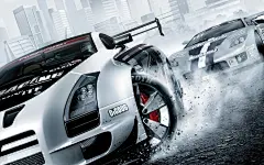 山脊赛车游戏桌面壁纸