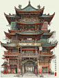 国风建筑-阁