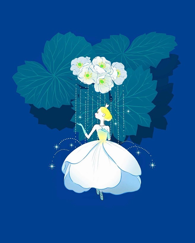 翩翩起舞 - 插画... - @插画精选...