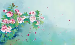 沐春寒-南宫阁_芙蓉,美男,面具_涂鸦王国插画