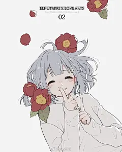 小清新动漫人物插画！twitter：mialoveless1 ​ ​​​​