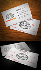 Juicy Brain Biz Card - Business Cards - Creattica