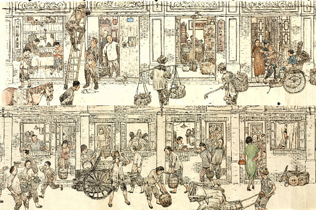 贺友直新作将在环球金融中心首发_上海频道...