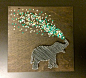 Tackling the string art elephant. The first installment in my blog!: 