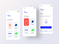 设置付款+银行帐户登录现金条纹paypal sharma neel prakhar ios iphone mobile ui bank app移动房东租户银行取款交易付款支付