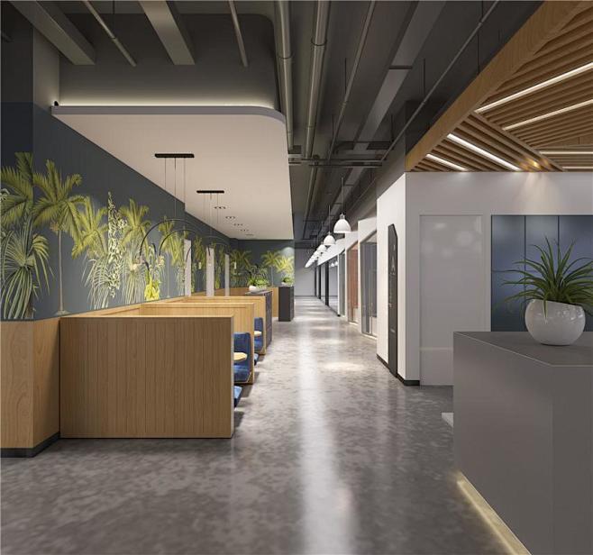 阿里云创新中心办公室装修设计 - 办公空...
