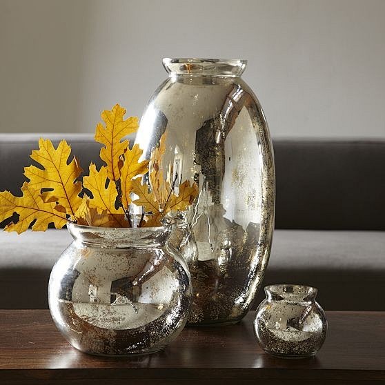 Mercury-Glass Vases ...