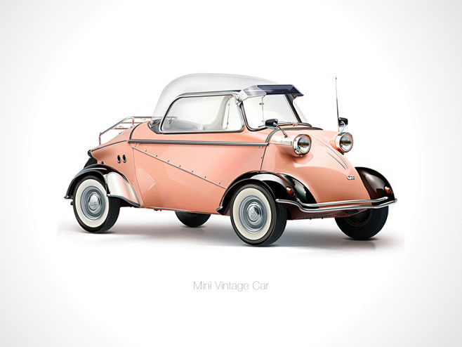 Mini Vintage Car