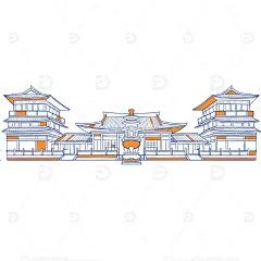 杭州拱墅区特色建筑景点香积寺高清模板免费下载-趣麦麦图