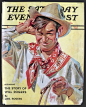 1940 Saturday Evening Post Cover ~ Will Rogers ~ J.C. Leyendecker