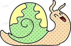 奇异的,卡通,蜗牛,漫画书,可爱的,昆虫,自然,书,艺术品,矢量