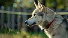 犬科狼森林野生户外凶猛动物灰狼