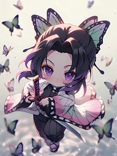 鬼灭之刃壁纸|这个蝴蝶忍姐姐太可爱了 - 小红书