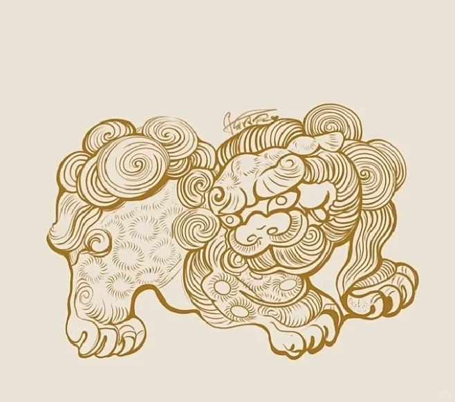 中国传统纹样【30】——狮子纹，保平安，纳富贵 - 小红书