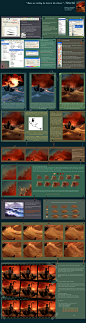 Tutorial 5 Many are calling for help by `AquaSixio on deviantART #采集大赛# #插画#