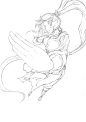 CPZZ6  的插画 女武士