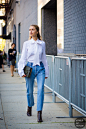 Pernille Teisbaek Street Style Street Fashion Streetsnaps by STYLEDUMONDE Street Style Fashion Photography