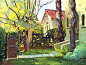 Mike McCain，front-yard-plein-air