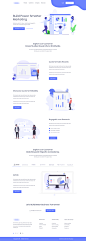 Agency landing page redesign b