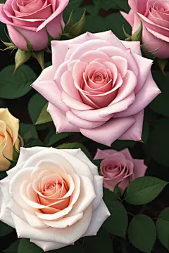 绽放的花海浪漫之美