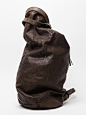 The Boris Bidjan Saberi Men's Leather Camping Bag for spring/summer ’12, seen here in brown.