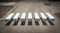 请注意，3D斑马线！3D Zebra Stripe Crosswalk in Iceland - AD518.com - 最设计