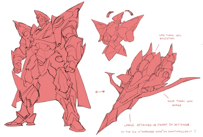 Vector, Teguh Rinaldi : an off-model idea exploration sketch done for ...