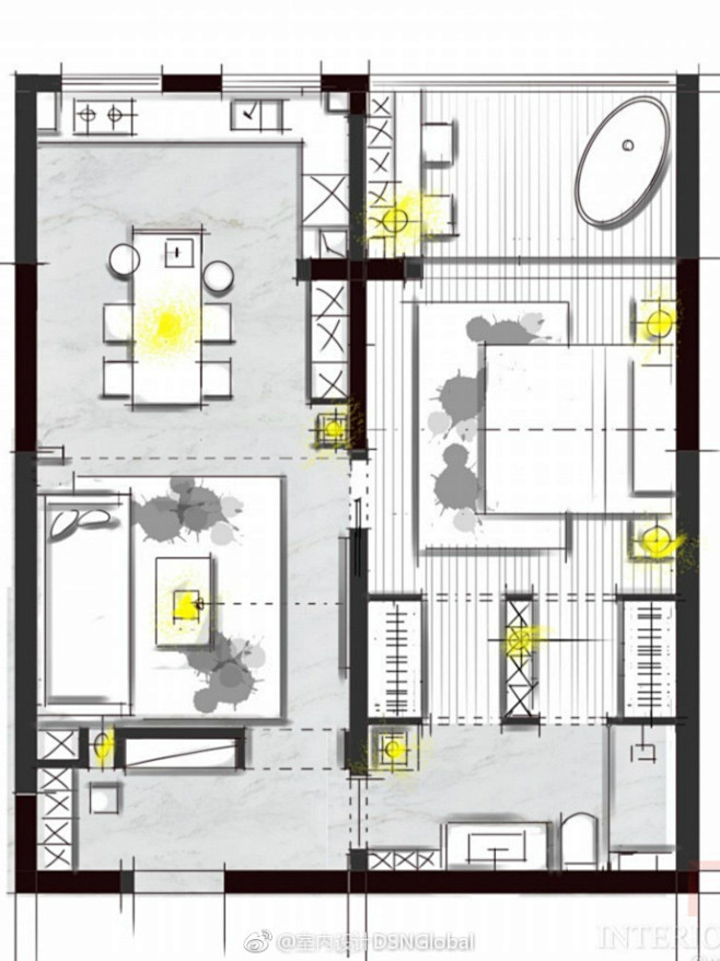 室内设计 • 住宅平面优化 小户型 / ...