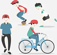 手绘卡通男孩免抠素材 免费下载 页面网页 平面电商 创意素材 png素材