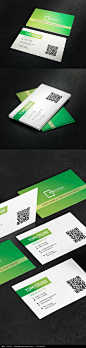 绿色科技生物名片设计_名片设计/二维码名片图片素材