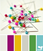 color pins