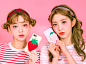 strawberry milk.달콤소녀 skirt by 츄(chuu) : ★ 테니스스커트는 츄! 오직츄! ★허리라인에 귀욤귀욤 딸기자수♡전컬러 갖고 싶은 큐롯팬츠~ 활동성,실용성 갑!!                                                                                                                                                       