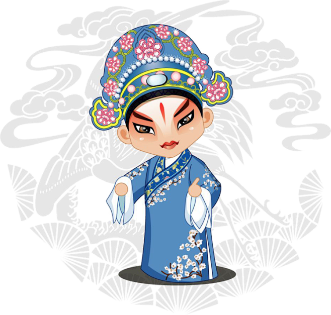 戏曲 戏剧京剧昆剧川剧卡通图片素材