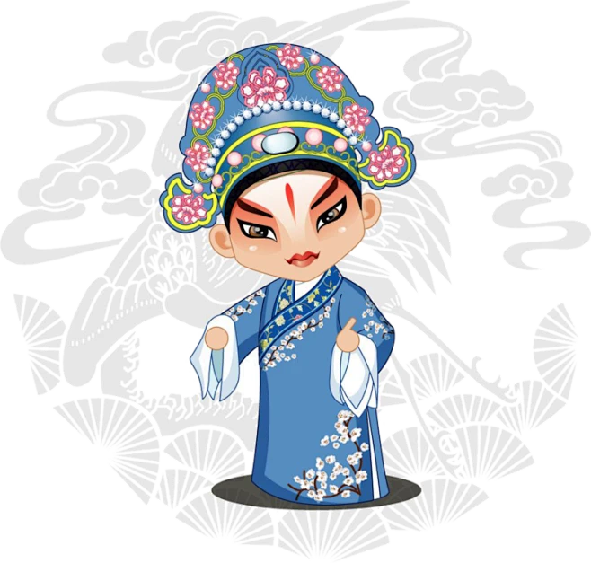 戏曲 戏剧京剧昆剧川剧卡通图片素材-花瓣网