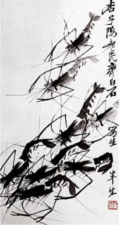齐白石有多抠门？画9只虾送一只死虾，画3块咸鸭蛋最多送一只苍蝇