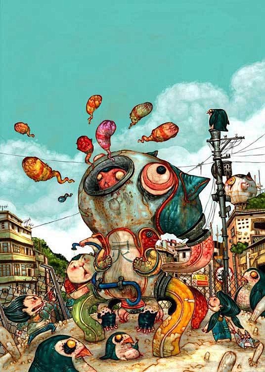 插画国外的插画