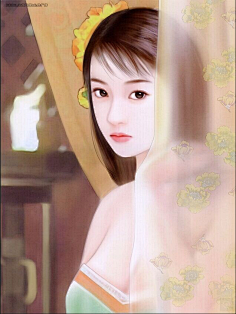 张雅涵1爱上吃成吃货采集到古代美女采集张若昕手绘插画1爱上吃成吃货