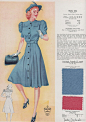 1940s 服装设计和配色 第十一部分
女装/服饰/配饰/复古/配色 ​​​​